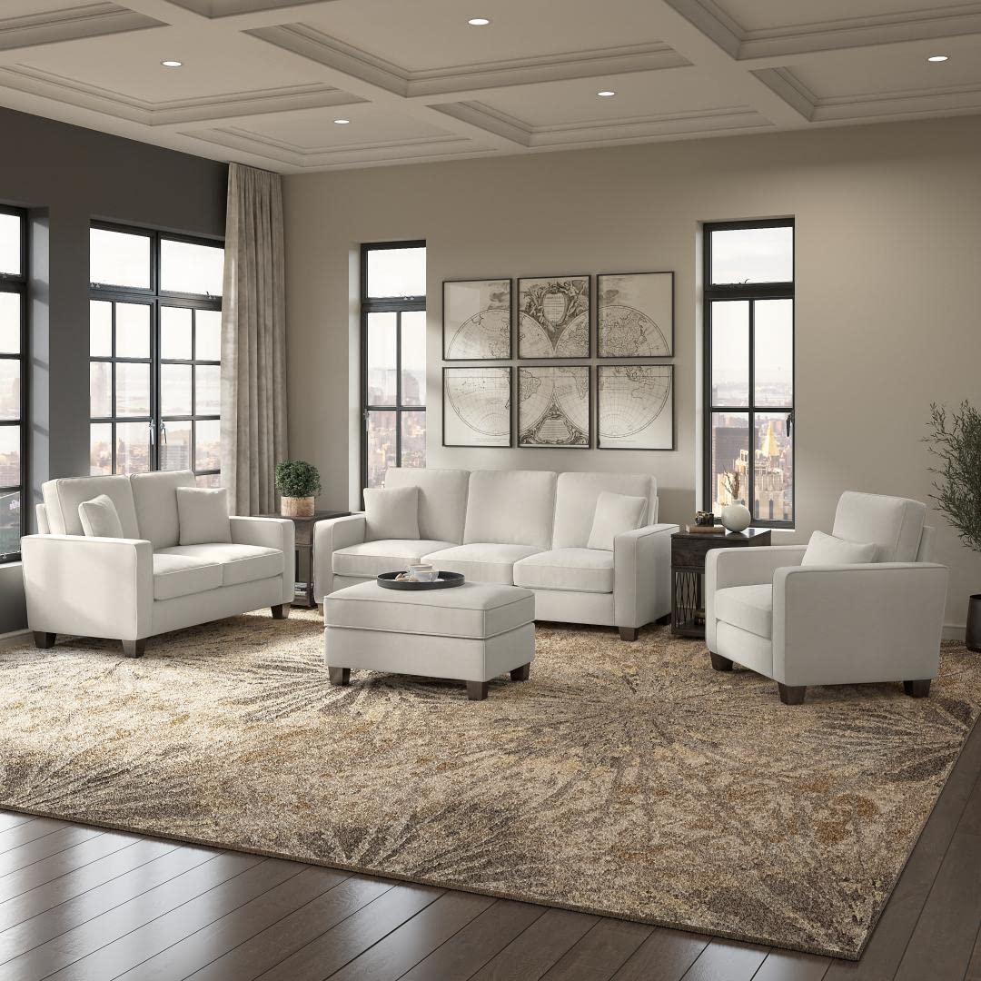 Moscow 6 Seater Fabric Sofa With Ottoman For Living Room | Bedroom | Office - Torque India